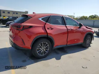 2022 Lexus NX with VIN 2T2ADCAZ4NC001670, listed as a Copart auction lot 74796044 with 0 mi miles and Salvage Title. Bid and sale history available at carsss.com. Image 3.