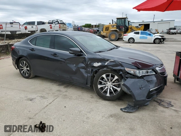 2015 Acura TLX with VIN 19UUB1F36FA011284, listed as a Copart auction lot 53176234 with 62,931 mi miles. Bid and sale history available at carsss.com. Image 4.