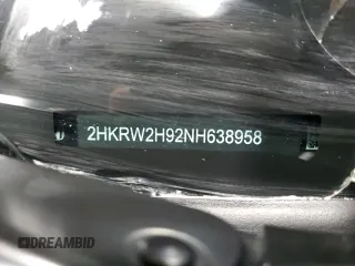 2022 Honda CR-V Touring z VIN 2HKRW2H92NH638958, wystawiony jako Copart lot #55229365 z przebiegiem Nie podano mil oraz Nie do naprawy • Non repairable. Historia ofert i sprzedaży dostępna na DreamBid. Obrazek 13.