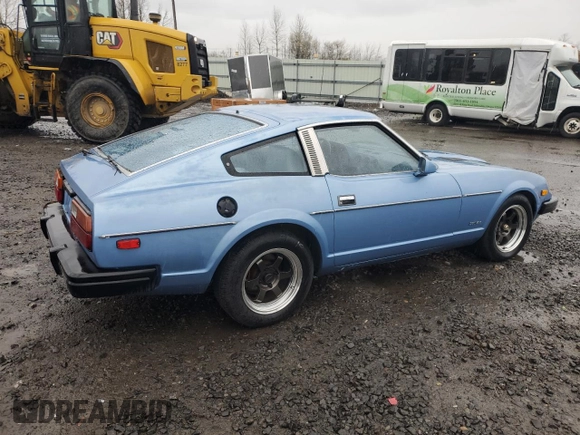1979 Datsun 280ZX z VIN HS130107311, wystawiony jako Copart lot #46178505 z przebiegiem 71 627 mil mil oraz Tytuł czysty. Historia ofert i sprzedaży dostępna na DreamBid. Obrazek 3.