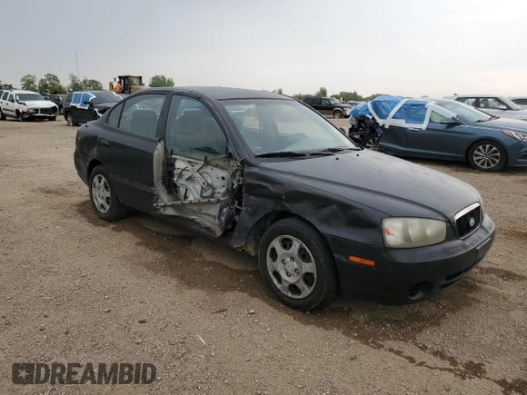 2003 Hyundai Elantra GLS z VIN KMHDN45D63U594320, wystawiony jako Copart lot #58742565 z przebiegiem 163 772 mil mil oraz Szkoda całkowita • Salvage title. Historia ofert i sprzedaży dostępna na DreamBid. Obrazek 4.
