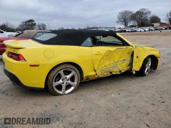 2014 Chevrolet Camaro LT z VIN 2G1FC3D35E9286523, wystawiony jako Copart lot #45289725 z przebiegiem 194 337 mil mil oraz Szkoda całkowita • Salvage title. Historia ofert i sprzedaży dostępna na DreamBid. Obrazek 3.