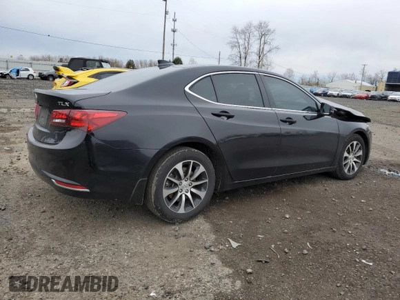 2017 Acura TLX with VIN 19UUB1F34HA007169, listed as a Copart auction lot 85472194 with 0 mi miles and Salvage Title. Bid and sale history available at carsss.com. Image 3.
