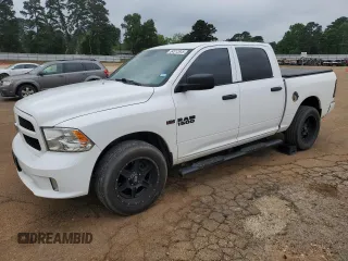 2018 Ram 1500 Express z VIN 1C6RR7KT1JS296009, wystawiony jako Copart lot #54512045 z przebiegiem 154 621 mil mil oraz Szkoda całkowita • Salvage title. Historia ofert i sprzedaży dostępna na DreamBid. Obrazek 1.