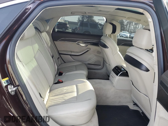 2019 Audi A8 L with VIN WAU8DAF83KN014441, listed as a Copart auction lot 45976415 with 78,749 mi miles and Salvage Title. Bid and sale history available at carsss.com. Image 10.