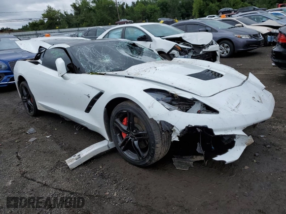 2016 Chevrolet Corvette 1LT with VIN 1G1YB2D76G5122190, listed as a Copart auction lot 66334334 with 32,918 mi miles and Salvage Title. Bid and sale history available at carsss.com. Image 4.