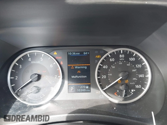 2024 Nissan Sentra S with VIN 3N1AB8BV6RY275240, listed as a IAAI auction lot 41691007 with 10,349 mi miles. Bid and sale history available at carsss.com. Image 7.