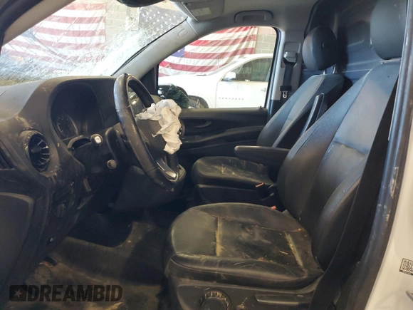 2021 Mercedes-Benz Metris Cargo with VIN W1YV0CEY6M3857204, listed as a Copart auction lot 47120605 with Not Provided miles and Salvage Title. Bid and sale history available at DreamBid. Image 10.