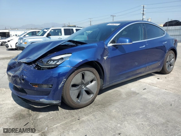 2018 Tesla Model 3 Long Range Battery with VIN 5YJ3E1EA8JF051660, listed as a Copart auction lot 52556255 with 126,105 mi miles and Clean Title. Bid and sale history available at carsss.com. Image 1.