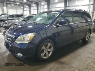 2007 Honda Odyssey Touring с VIN 5FNRL38827B074039, выставлен на аукционе Copart как лот 57208225 с пробегом 142 762 миль миль и Списание • Salvage title. История ставок и продаж доступна на DreamBid. Изображение 1.