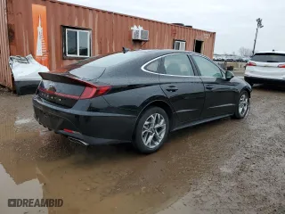 2020 Hyundai Sonata SEL with VIN 5NPEF4JA0LH028178, listed as a Copart auction lot 43072025 with 42,096 mi miles and Salvage Title. Bid and sale history available at carsss.com. Image 3.
