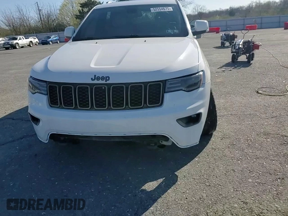 2016 Jeep Grand Cherokee Limited 75th Anniversary with VIN 1C4RJFBG3GC350068, listed as a Copart auction lot 52554675 with 109,985 mi miles and Salvage Title. Bid and sale history available at DreamBid. Image 10.