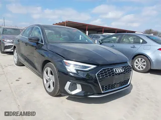 2023 Audi A3 Premium with VIN WAUAUDGY2PA111694, listed as a IAAI auction lot 41778285 with 35,359 mi miles. Bid and sale history available at carsss.com. Image 1.