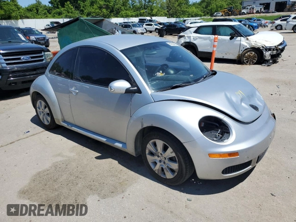2008 Volkswagen Beetle S with VIN 3VWPW31C58M502208, listed as a Copart auction lot 61663455 with 93,982 mi miles and Salvage title. Bid and sale history available at DreamBid. Image 4.