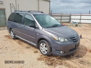 2006 Mazda MPV LX with VIN JM3LW28AX60562766, listed as a IAAI auction lot 42538715 with 161,855 mi miles and . Bid and sale history available at DreamBid. Image 1.