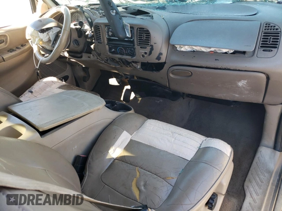 2001 Ford F-150 XL with VIN 2FTRX07L61CA37311, listed as a Copart auction lot 85752694 with 0 mi miles and Salvage Title. Bid and sale history available at carsss.com. Image 8.