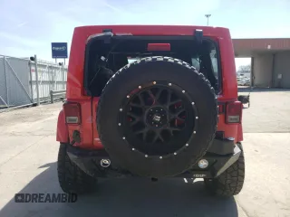 2018 Jeep Wrangler JK Unlimited Sahara with VIN 1C4HJWEG5JL893839, listed as a Copart auction lot 50401454 with 60,383 mi miles and Salvage Title. Bid and sale history available at carsss.com. Image 6.