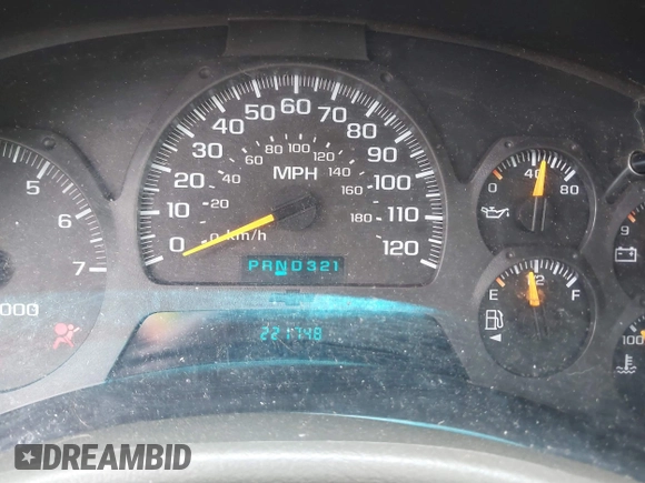 2003 Chevrolet TrailBlazer LS with VIN 1GNDS13S332326020, listed as a IAAI auction lot 42075836 with 221,748 mi miles. Bid and sale history available at carsss.com. Image 7.
