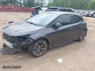 2021 Toyota Corolla Hatchback XSE with VIN JTNC4MBE0M3117174, listed as a IAAI auction lot 41885744 with 58,418 mi miles. Bid and sale history available at carsss.com. Image 2.