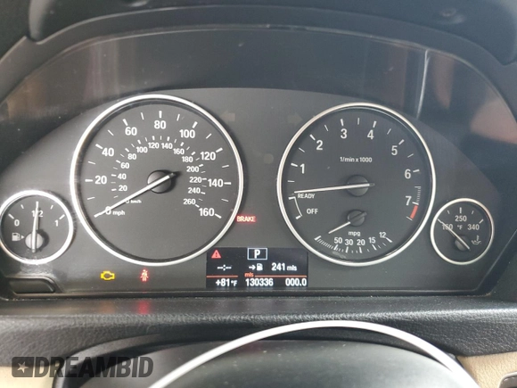 2012 BMW 3 Series 328i with VIN WBA3A5G52CNP16413, listed as a Copart auction lot 52160935 with 130,336 mi miles and Clean Title. Bid and sale history available at carsss.com. Image 9.