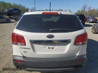 2013 Kia Sorento LX with VIN 5XYKT3A64DG312875, listed as a Copart auction lot 53750595 with 126,675 mi miles and Clean Title. Bid and sale history available at carsss.com. Image 6.