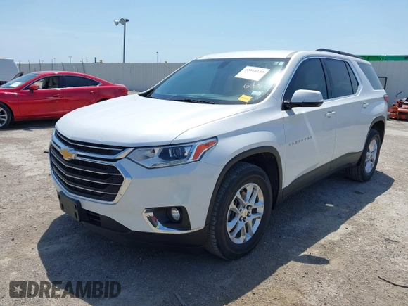 2020 Chevrolet Traverse LT with VIN 1GNERHKW8LJ205695, listed as a IAAI auction lot 42018133 with 71,607 mi miles and . Bid and sale history available at DreamBid. Image 2.