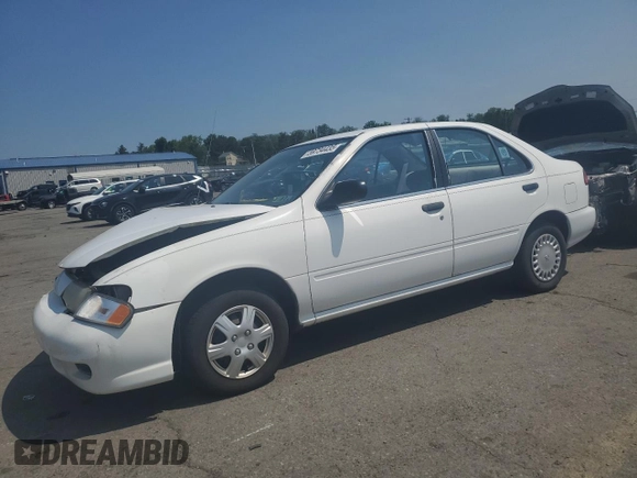1999 Nissan Sentra XE with VIN 1N4AB41D2XC700091, listed as a Copart auction lot 59734435 with 53,658 mi miles and Salvage title. Bid and sale history available at DreamBid. Image 1.