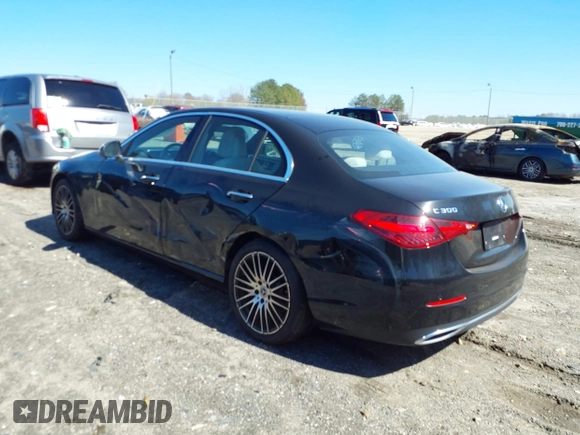 2022 Mercedes-Benz C 300 with VIN W1KAF4GB2NR051929, listed as a IAAI auction lot 41752846 with 16,673 mi miles and . Bid and sale history available at DreamBid. Image 3.