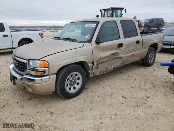 2007 GMC Sierra 1500 Classic SL with VIN 2GTEC13V771149983, listed as a Copart auction lot 87379354 with NaN miles and Salvage Title. Bid and sale history available at carsss.com. Image 1.
