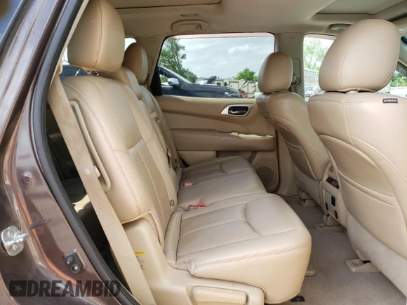 2015 Nissan Pathfinder SL z VIN 5N1AR2MM2FC678027, wystawiony jako Copart lot #56682035 z przebiegiem 152 417 mil mil oraz Szkoda całkowita • Salvage title. Historia ofert i sprzedaży dostępna na DreamBid. Obrazek 11.