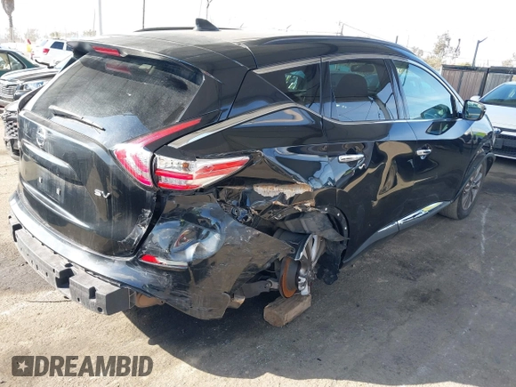 2017 Nissan Murano S z VIN 5N1AZ2MG7HN116402, wystawiony jako IAAI lot #41558286 z przebiegiem 139 829 mil mil oraz . Historia ofert i sprzedaży dostępna na DreamBid. Obrazek 4.