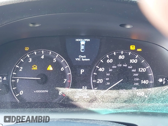 2008 Lexus LS 460 with VIN JTHBL46F885083337, listed as a IAAI auction lot 42409781 with 162,018 mi miles and . Bid and sale history available at DreamBid. Image 7.