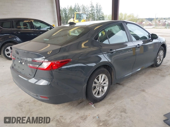 2025 Toyota Camry LE с VIN 4T1DBADK3SU514686, выставлен на аукционе IAAI как лот 42010297 с пробегом 6 232 миль миль и . История ставок и продаж доступна на DreamBid. Изображение 4.
