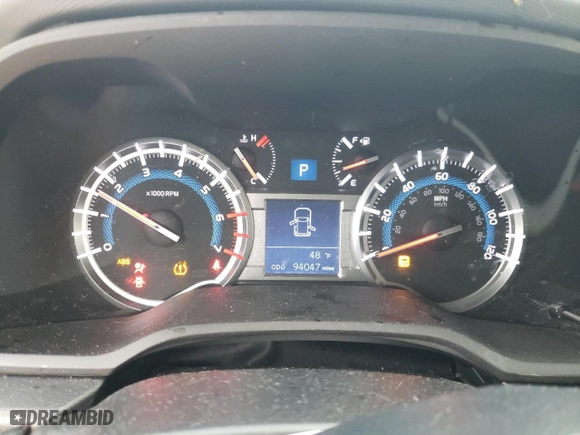 2017 Toyota 4Runner SR5 with VIN JTEBU5JR9H5447878, listed as a Copart auction lot 37391123 with 94,047 mi miles. Bid and sale history available at carsss.com. Image 9.