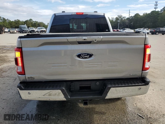 2023 Ford F-150 XL with VIN 1FTFW1E83PFC67461, listed as a Copart auction lot 81063714 with 10,498 mi miles and Salvage Title. Bid and sale history available at carsss.com. Image 6.