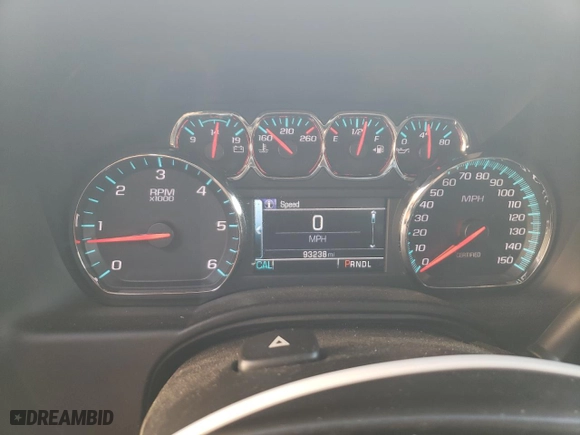 2019 Chevrolet Tahoe Commercial with VIN 1GNLCDEC3KR358889, listed as a Copart auction lot 88309575 with 93,238 mi miles and Salvage Title. Bid and sale history available at carsss.com. Image 9.