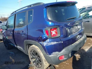 2017 Jeep Renegade Latitude with VIN ZACCJABB8HPF52446, listed as a IAAI auction lot 41406812 with 122,467 mi miles and . Bid and sale history available at DreamBid. Image 3.