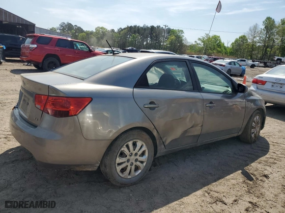 2012 Kia Forte EX with VIN KNAFU4A27C5545154, listed as a Copart auction lot 50075135 with 0 mi miles and Salvage Title. Bid and sale history available at carsss.com. Image 3.