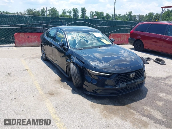 2024 Honda Accord EX with VIN 1HGCY1F30RA075402, listed as a IAAI auction lot 42615694 with 8,506 mi miles and . Bid and sale history available at DreamBid. Image 1.