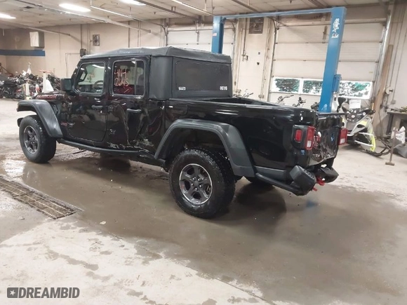 2022 Jeep Gladiator Rubicon with VIN 1C6JJTBGXNL112413, listed as a IAAI auction lot 41142645 with NaN miles. Bid and sale history available at carsss.com. Image 3.