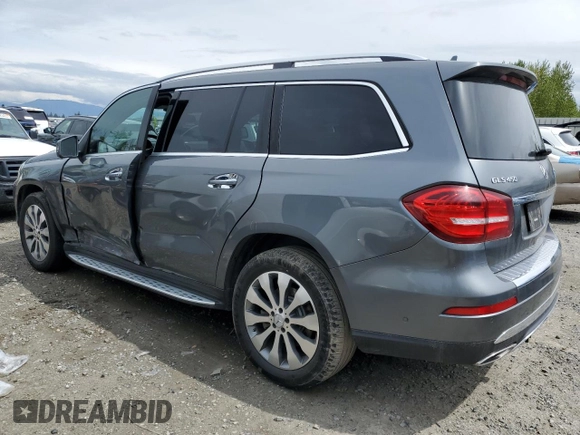 2017 Mercedes-Benz GLS with VIN 4JGDF6EE3HA825796, listed as a Copart auction lot 50591623 with 169,004 mi miles. Bid and sale history available at carsss.com. Image 2.