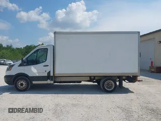 2019 Ford Transit with VIN 1FDBF8ZM8KKA87113, listed as a IAAI auction lot 42511405 with 114,647 mi miles and . Bid and sale history available at DreamBid. Image 14.