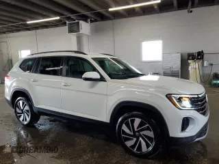 2025 Volkswagen Atlas SE z VIN 1V2WR2CA9SC507835, wystawiony jako Copart lot #59081875 z przebiegiem 11 456 mil mil oraz Czysty tytuł • Clean title. Historia ofert i sprzedaży dostępna na DreamBid. Obrazek 4.