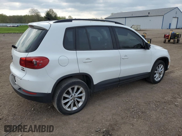 2018 Volkswagen Tiguan with VIN WVGBV7AX9JK000577, listed as a Copart auction lot 55118265 with 159,763 mi miles and Clean Title. Bid and sale history available at DreamBid. Image 3.