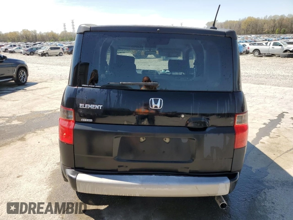 2006 Honda Element EX with VIN 5J6YH28666L000148, listed as a Copart auction lot 50042535 with 155,467 mi miles and Salvage Title. Bid and sale history available at DreamBid. Image 6.