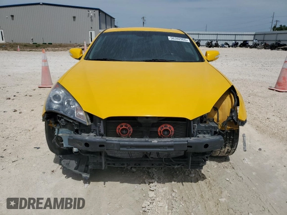 2011 Hyundai Genesis Coupe Grand Touring with VIN KMHHU6KHXBU047184, listed as a Copart auction lot 56392955 with 107,148 mi miles and Salvage title. Bid and sale history available at DreamBid. Image 5.