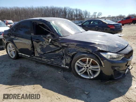 2016 BMW M3 with VIN WBS8M9C58G5D30271, listed as a Copart auction lot 47298135 with Not provided miles and Salvage title. Bid and sale history available at DreamBid. Image 4.