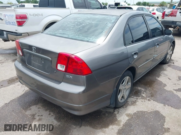 2004 Honda Civic EX with VIN 2HGES26774H511854, listed as a IAAI auction lot 42339875 with 200,118 mi miles and . Bid and sale history available at DreamBid. Image 4.