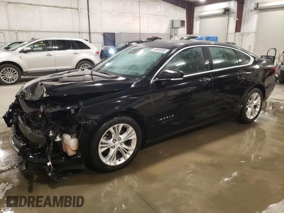 2014 Chevrolet Impala LT with VIN 2G1125S35E9228598, listed as a Copart auction lot 46658085 with 115,102 mi miles and Salvage Title. Bid and sale history available at DreamBid. Image 1.