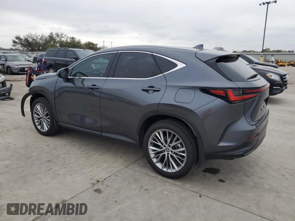 2025 Lexus NX with VIN 2T2GGCEZ6SC065894, listed as a Copart auction lot 78640474 with 3,959 mi miles and Salvage Title. Bid and sale history available at carsss.com. Image 2.
